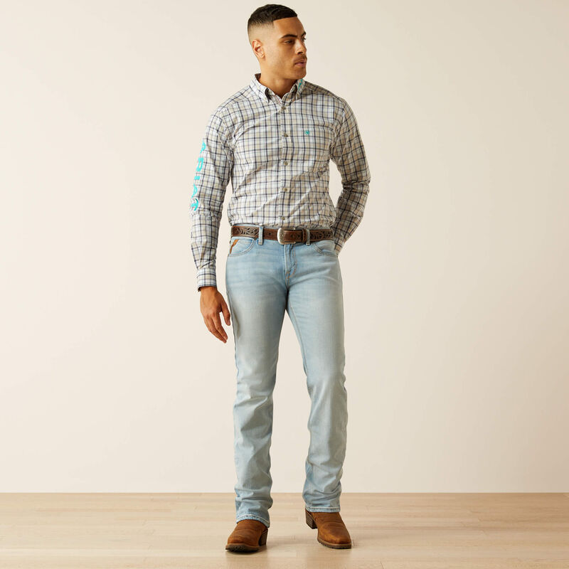 Vaqueros Ariat M7 Slim Grizzly de pierna estrecha