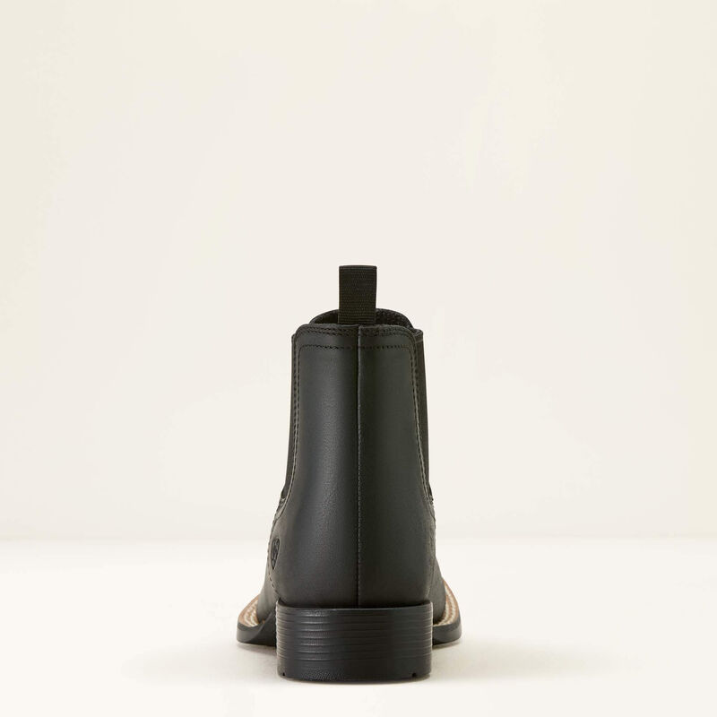 Booker Chelsea Wide Square Toe Western Boot