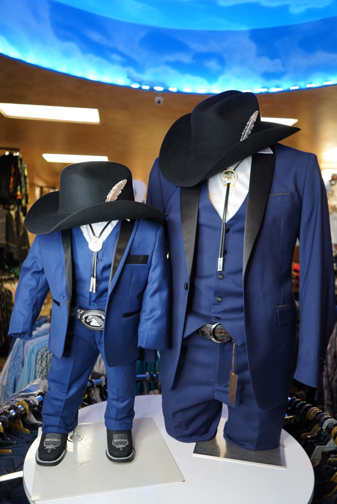 Boys’ Navy Elegance – 4-Piece Suit Set