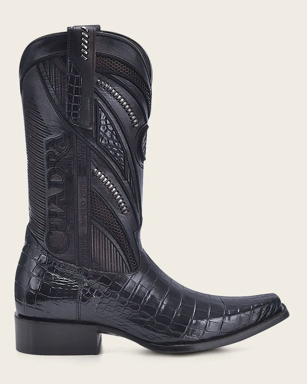 Imperio Black Alligator Exotic Boot (Limited Edition)