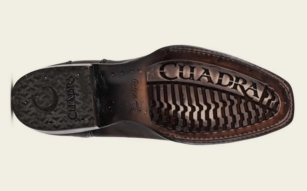 Cuadra Western Brown Exotic Python Boot