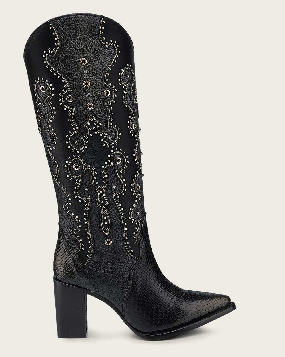 The Black Widow Exotic Western Style Boot