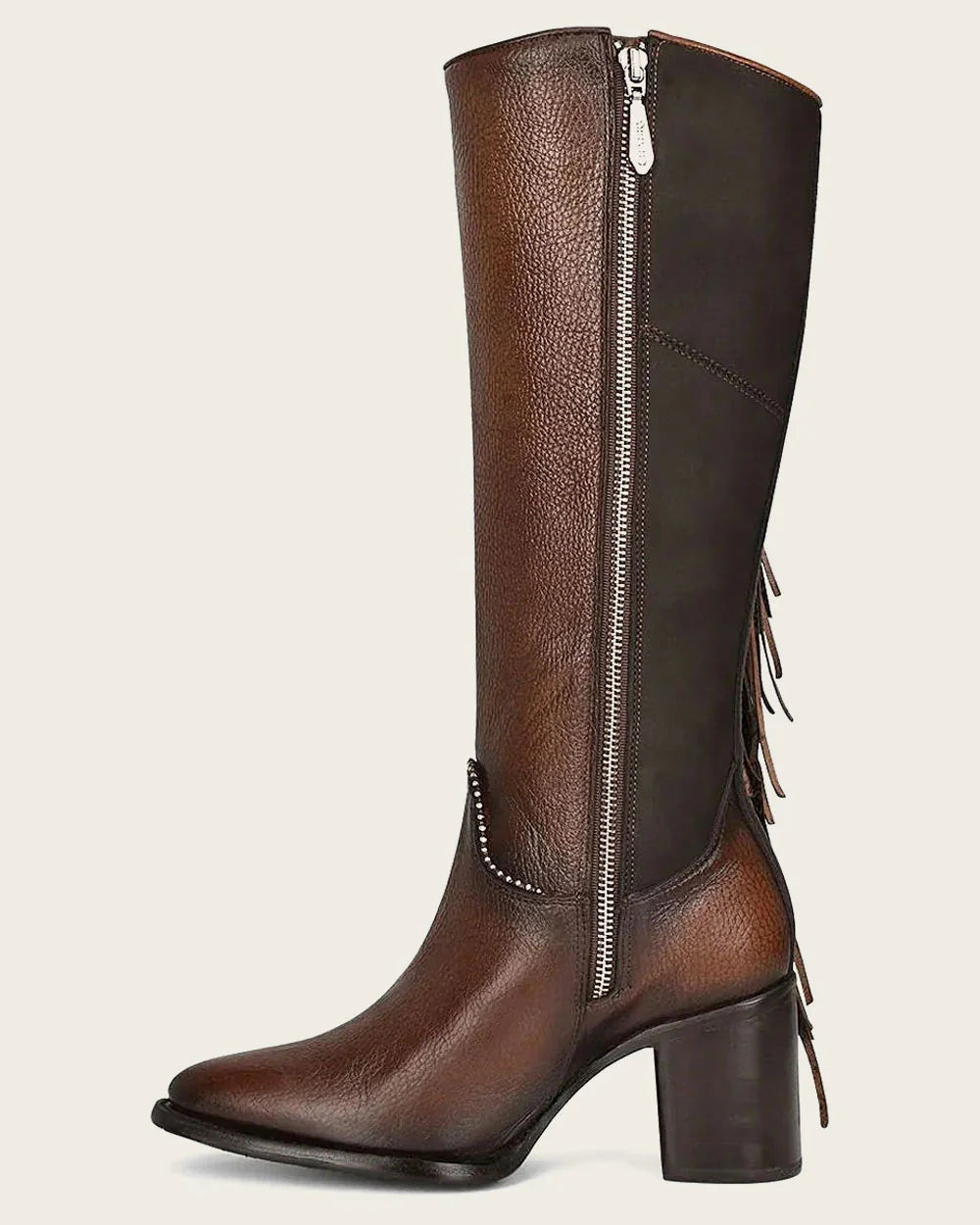 Cuadra Tall western style brown boot
