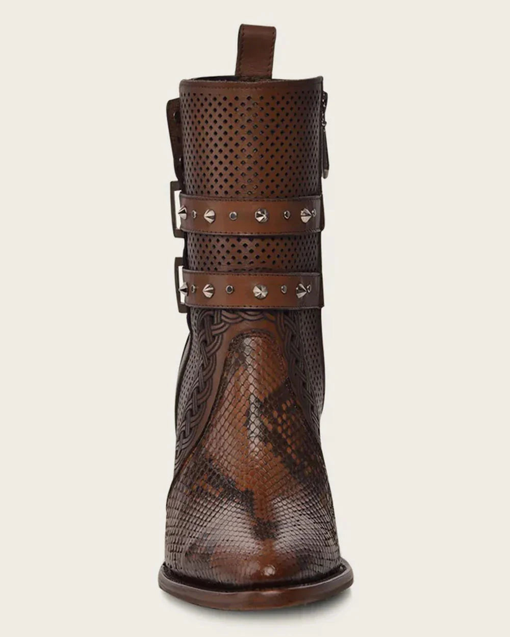 Cuadra Ankle Honey Python Bootie