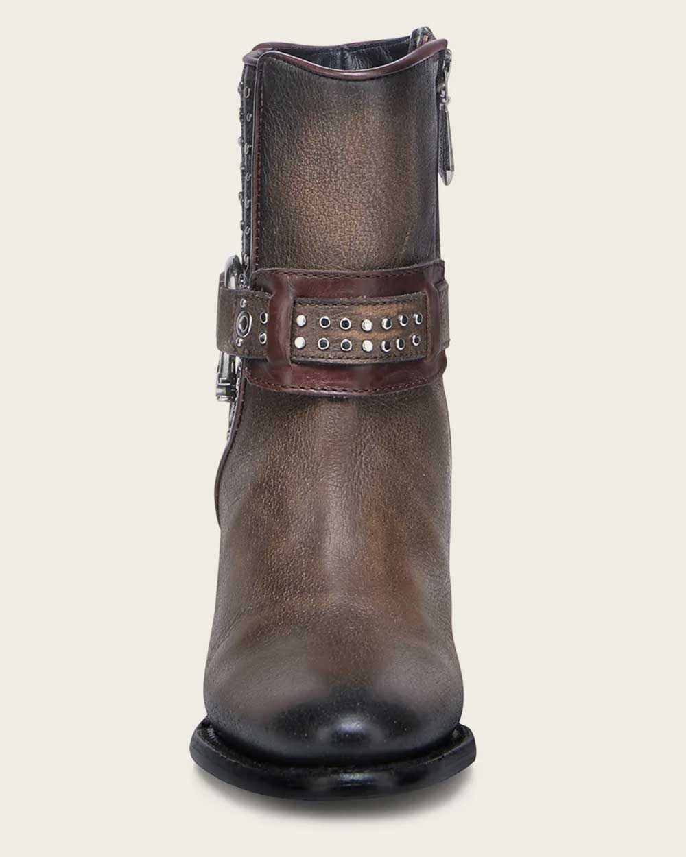 Cuadra Western style honey brown Bootie