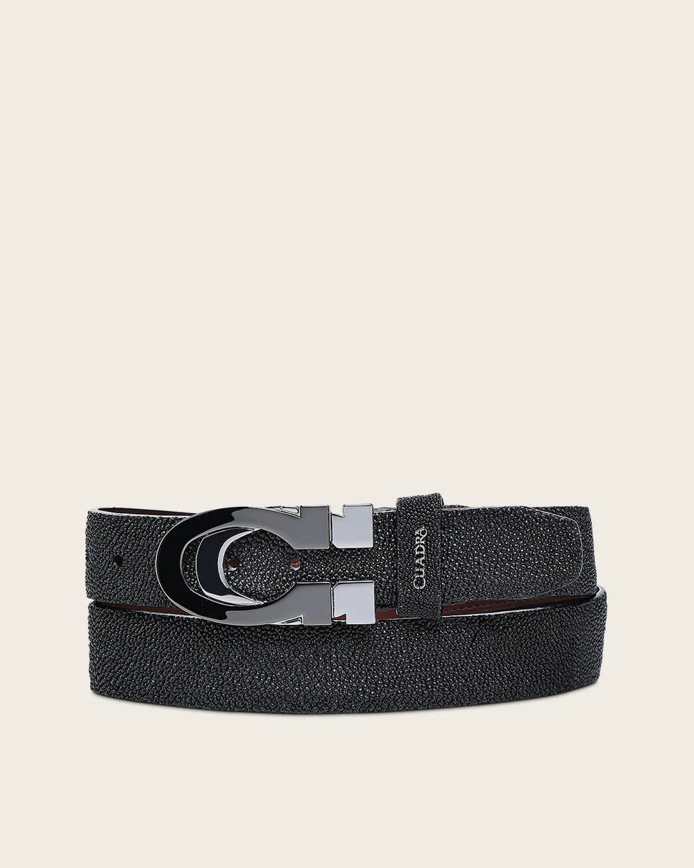 Cuadra Men’s Belt Crafted from Genuine Stingray