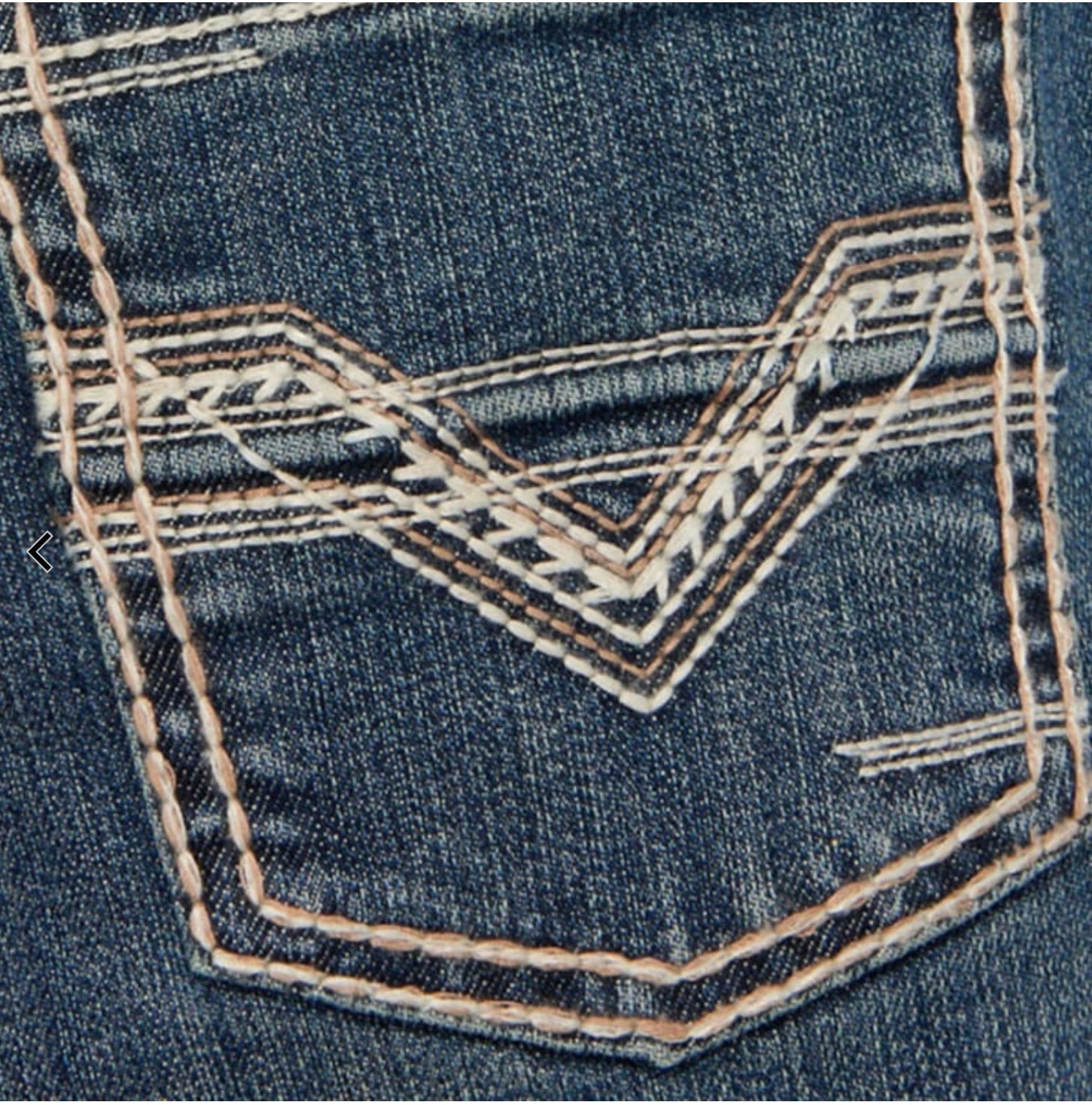 JEANS DE ROCK & ROLL DENIM CON COSTURA DE ESCALERA, CORTE DE BOTA Y ESTILO VINTAGE OSCURO PARA NIÑO