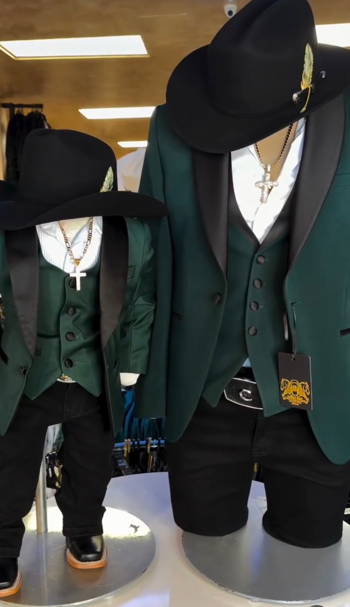 Kids Luxury Suit Emerald Green