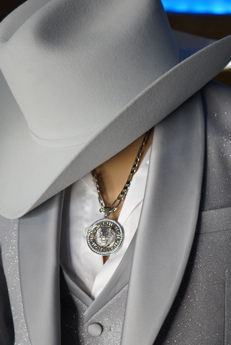 Larry Mahan 6x in Platinum Fur Felt Western Hat