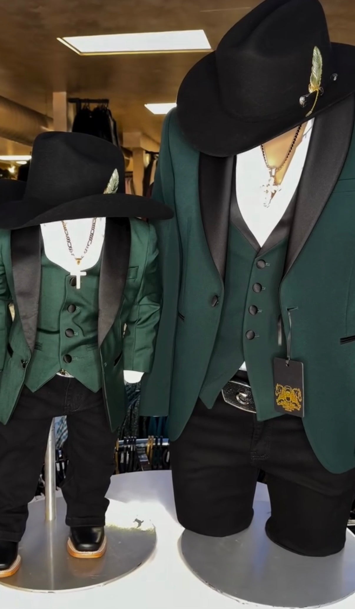 Kids Luxury Suit Emerald Green