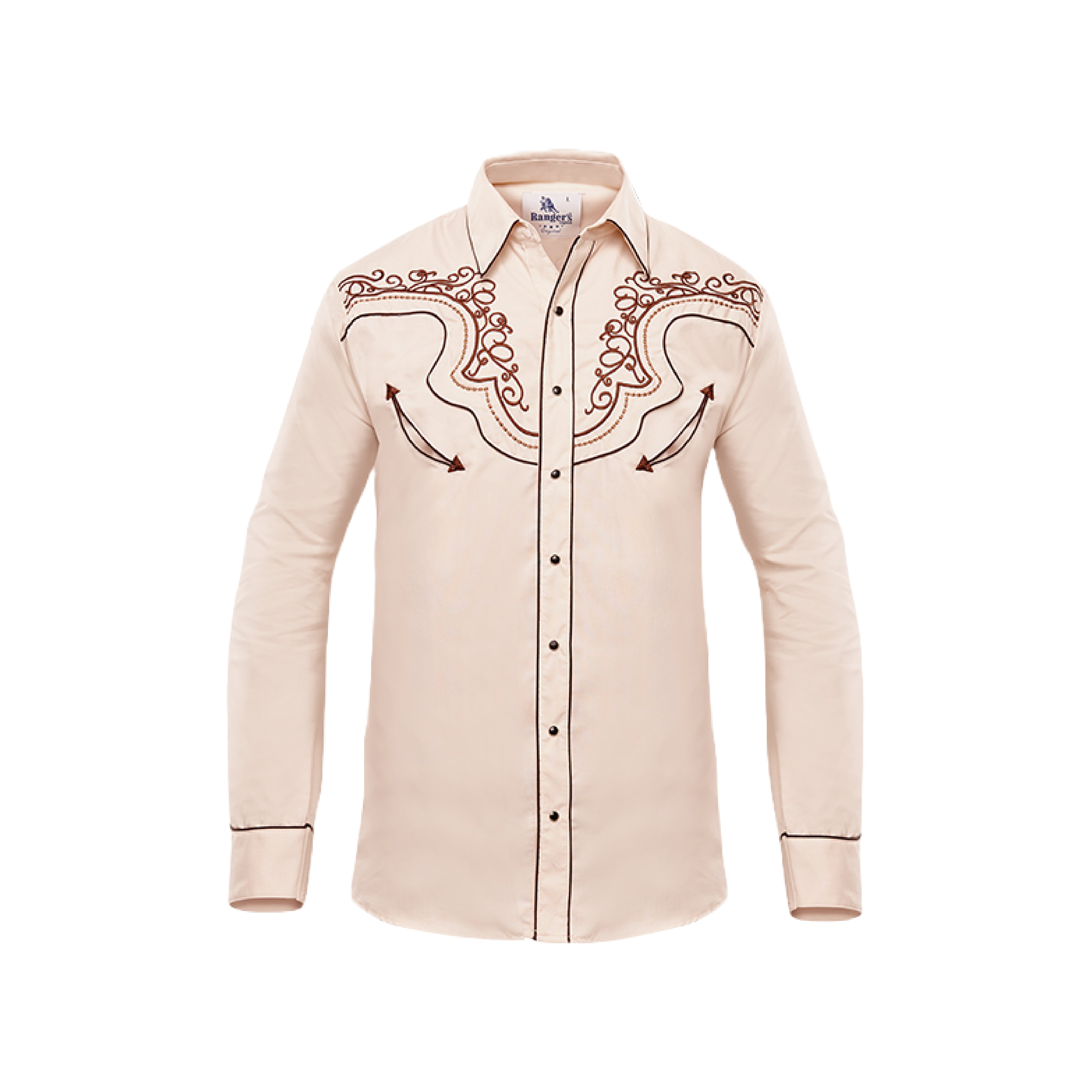 Vaqueros Western Shirt (Embroidered Arrow Snap #1)