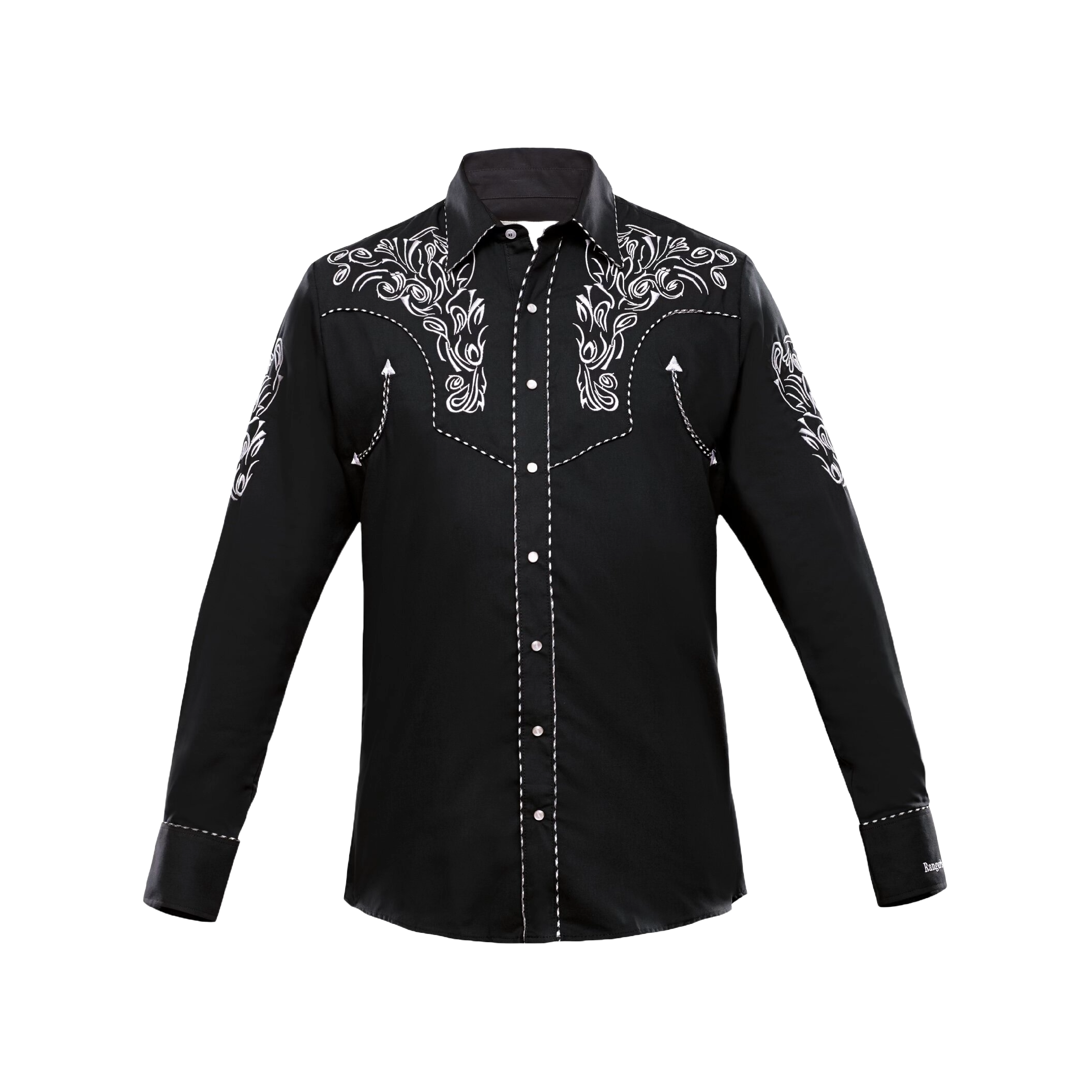 Vaqueros Western Shirt Embroidered Arrow Snap