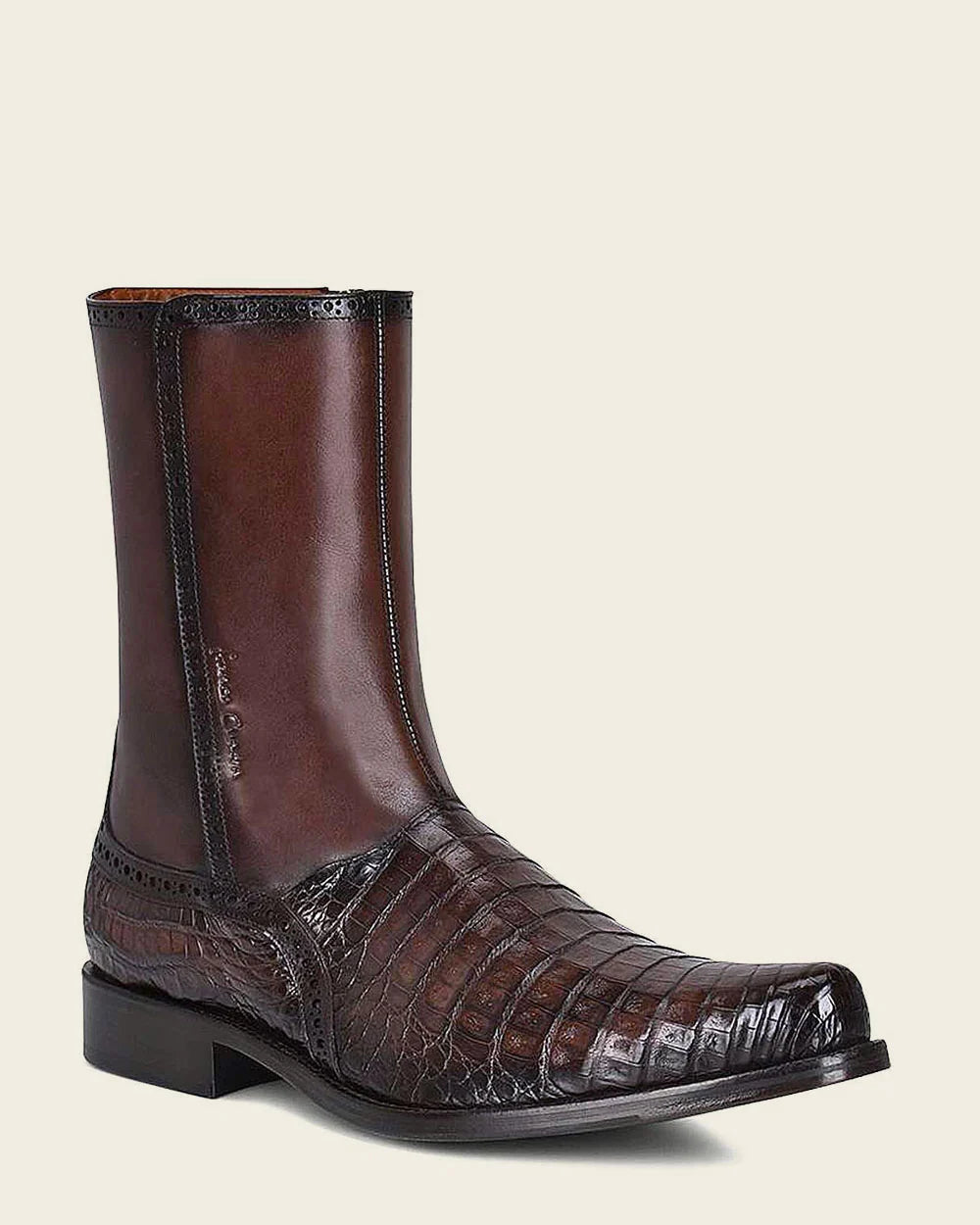 Dress Caiman Brown Ultra Exotic boot