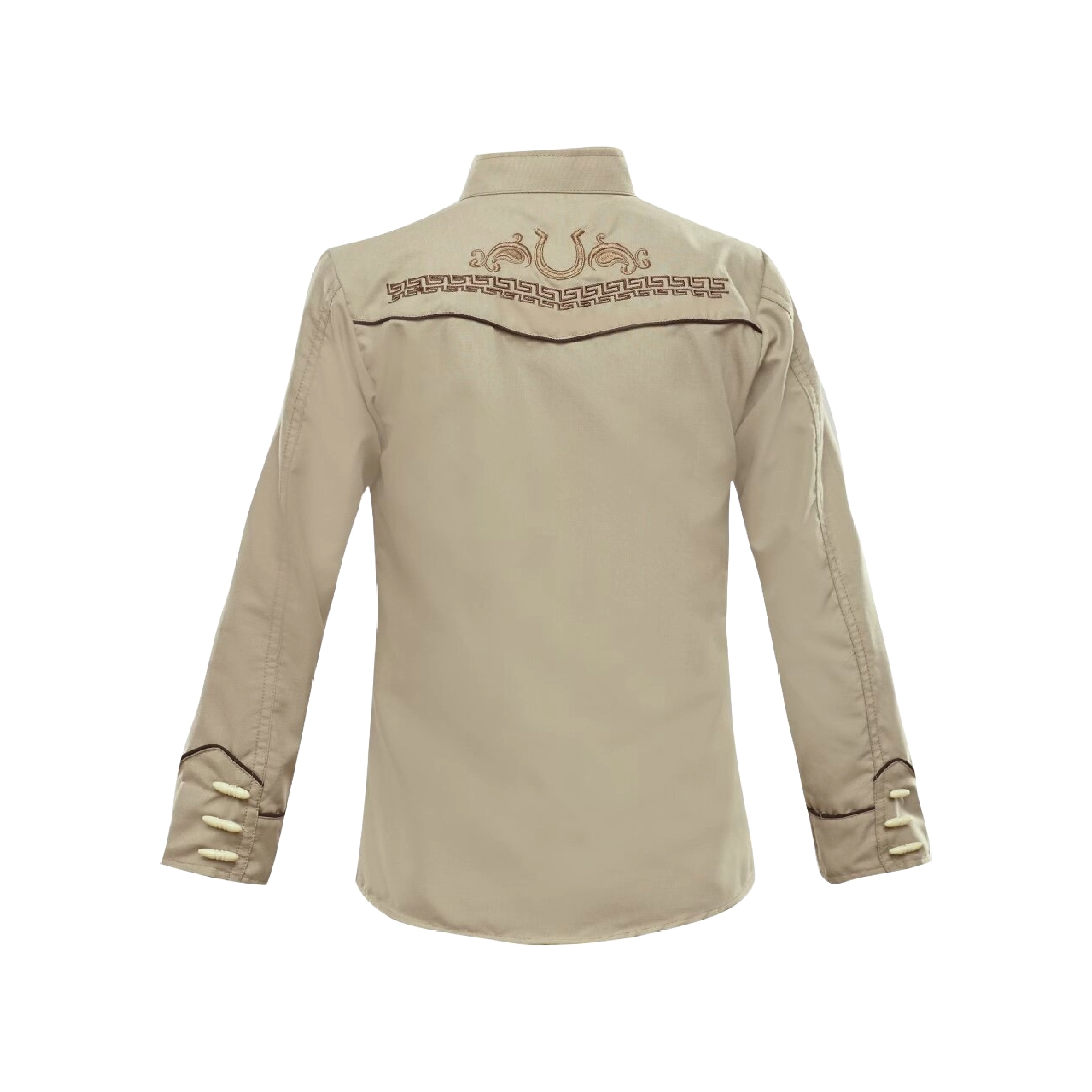 Charro Shirt (Bone Button Embroidered)