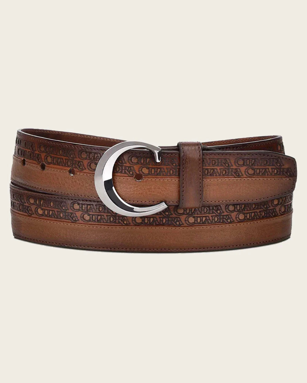 Cuadra Honey Engraved Belt