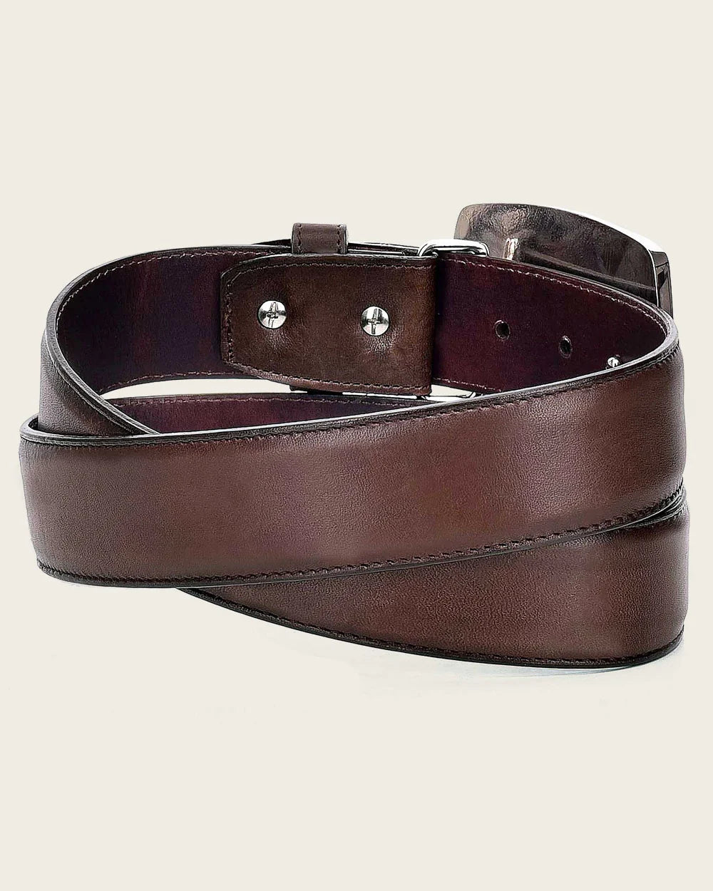 Cuadra Brown Western Bovine Belt