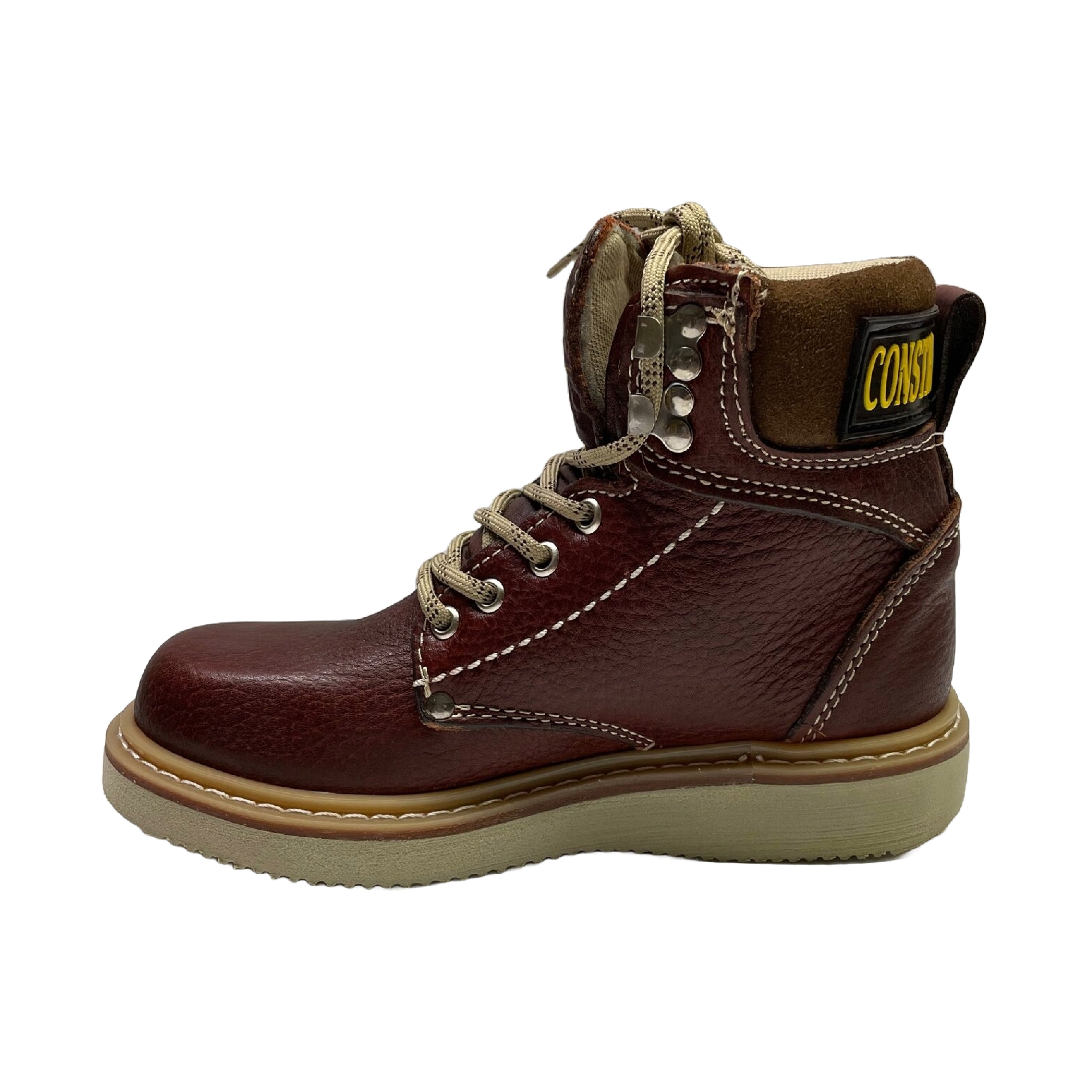 Construction-Pro Lace-Up Round Non-Steel Toe