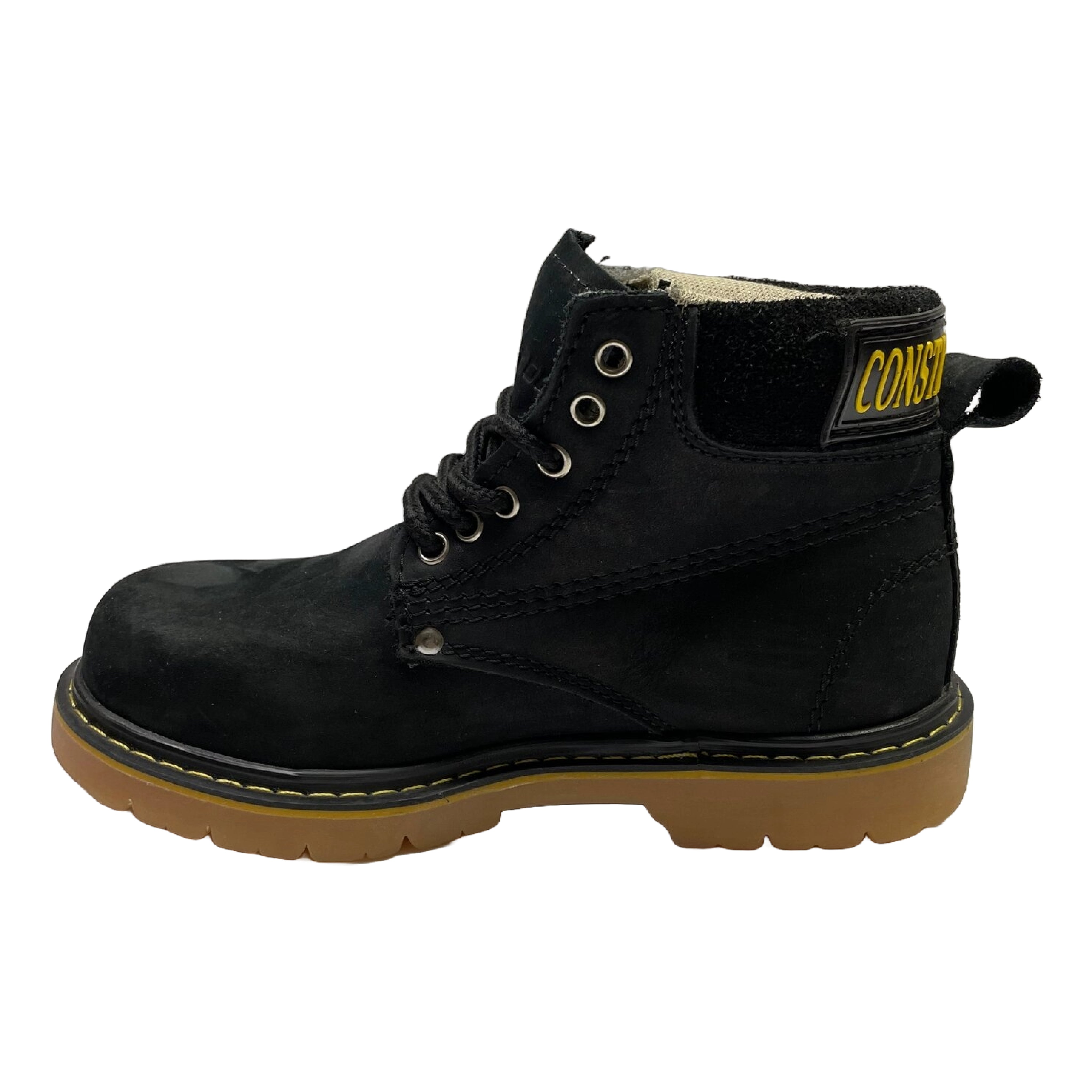 Construction-Pro Round Steel Toe Lace-Up