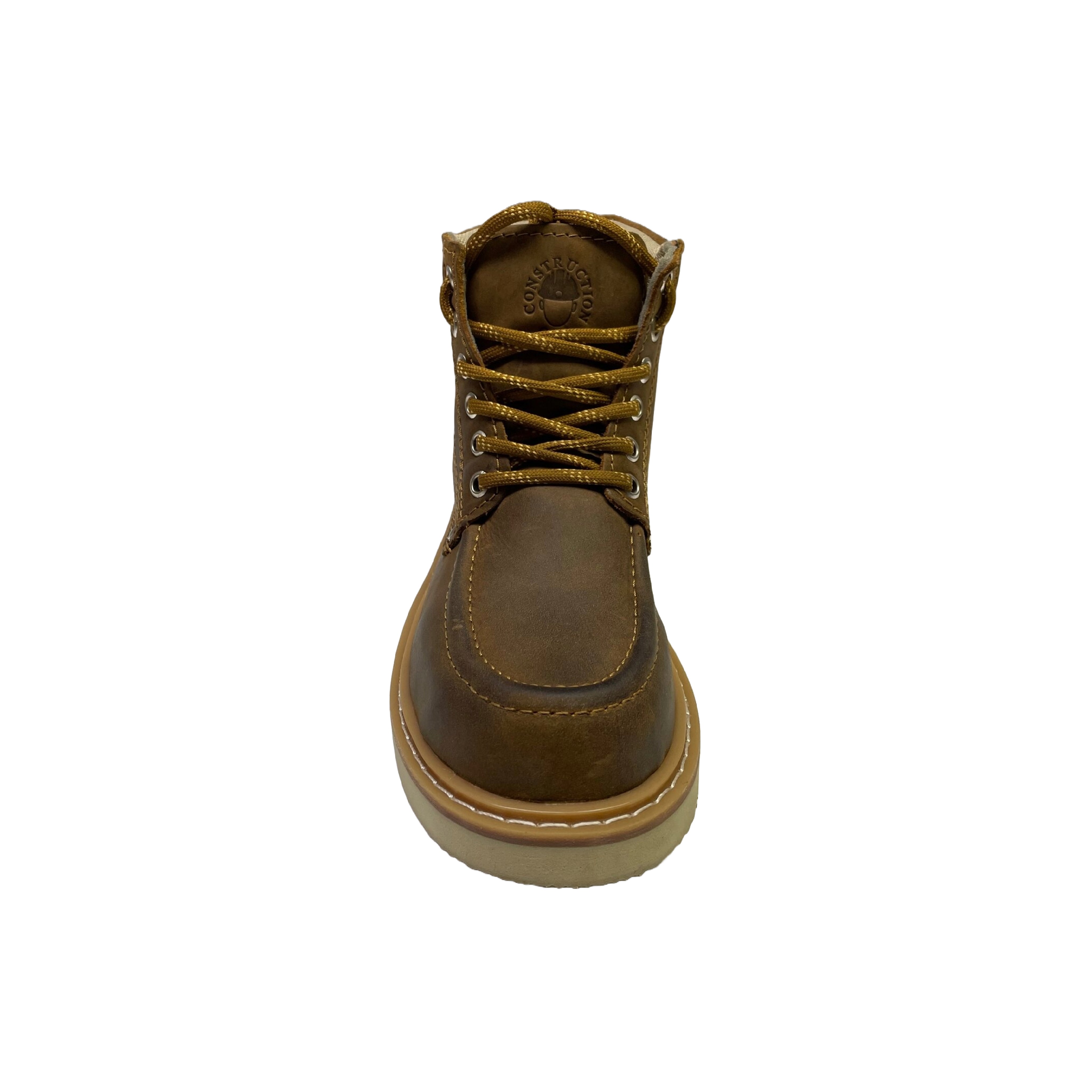 Construcción-Pro con cordones y punta de acero