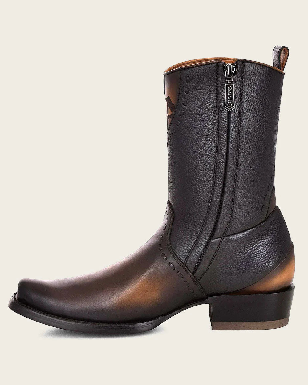 Bota marrón grabada Cuadra Urban