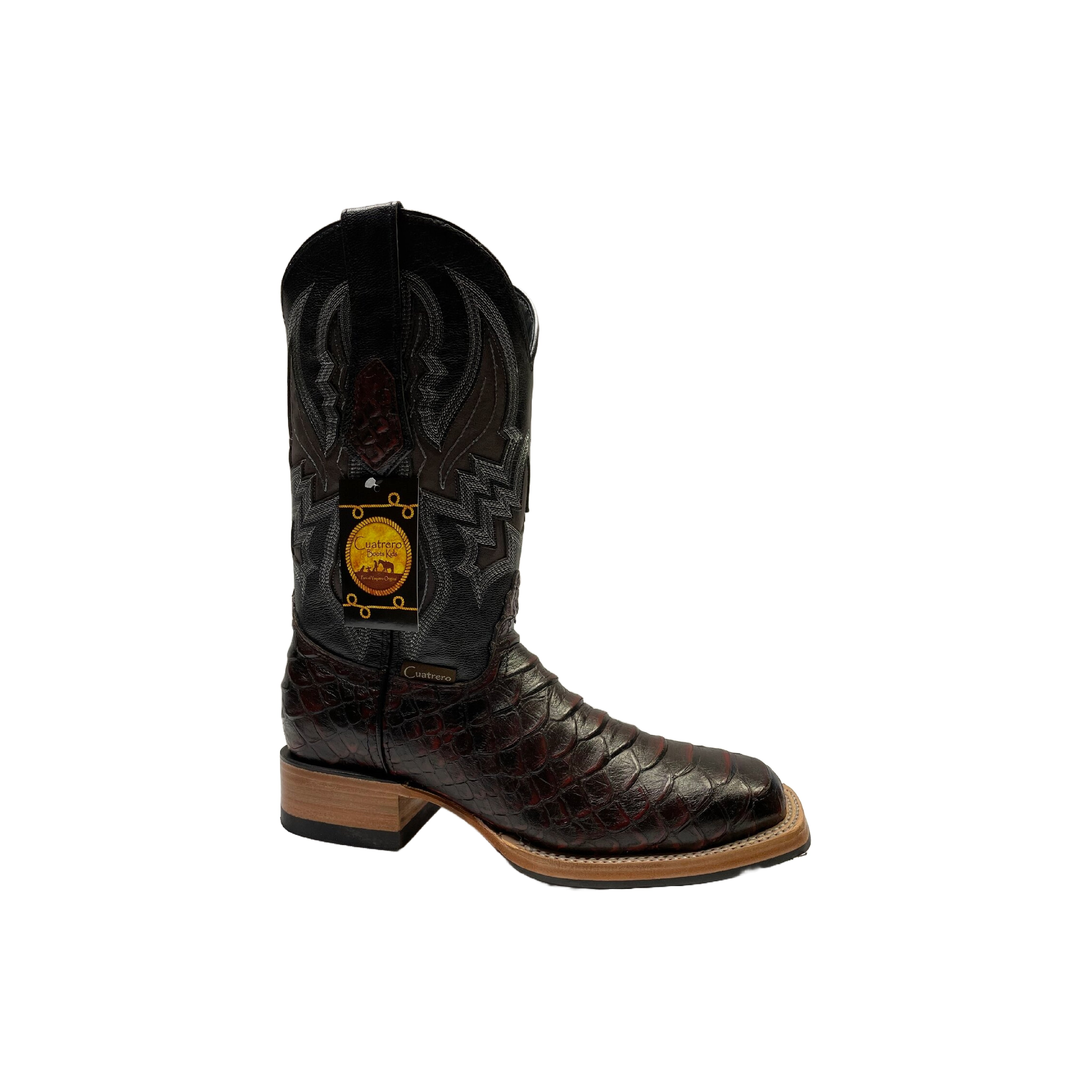 Cuatrero Boots Python Print Bulldog