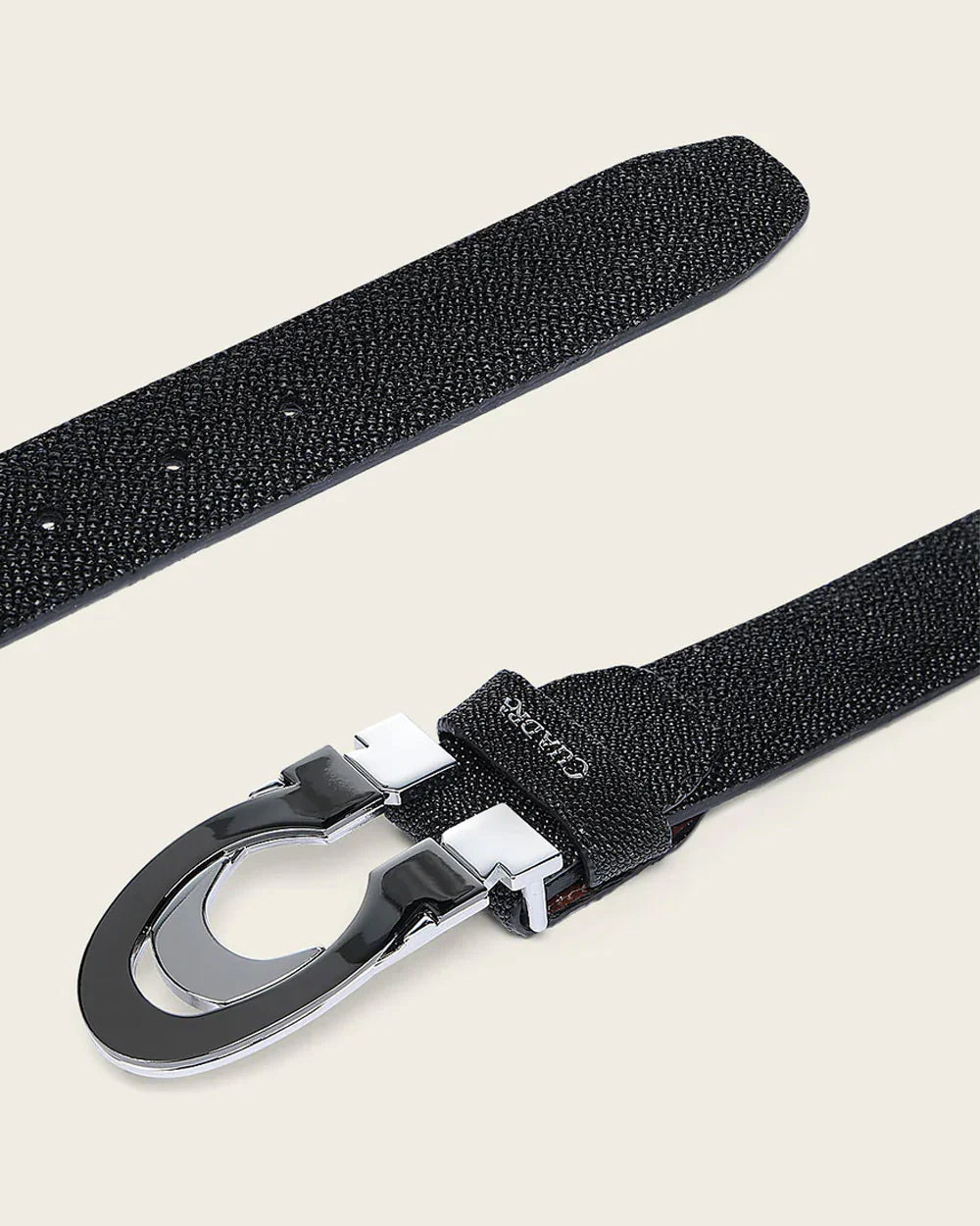 Cuadra Men’s Belt Crafted from Genuine Stingray