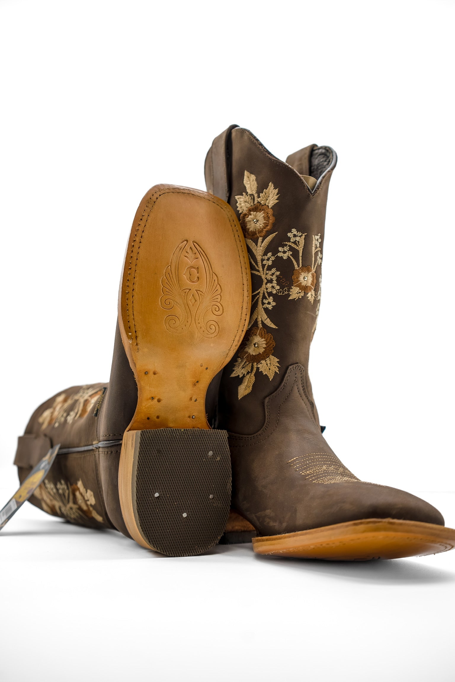 Flores de bota de rodeo Cuatrero