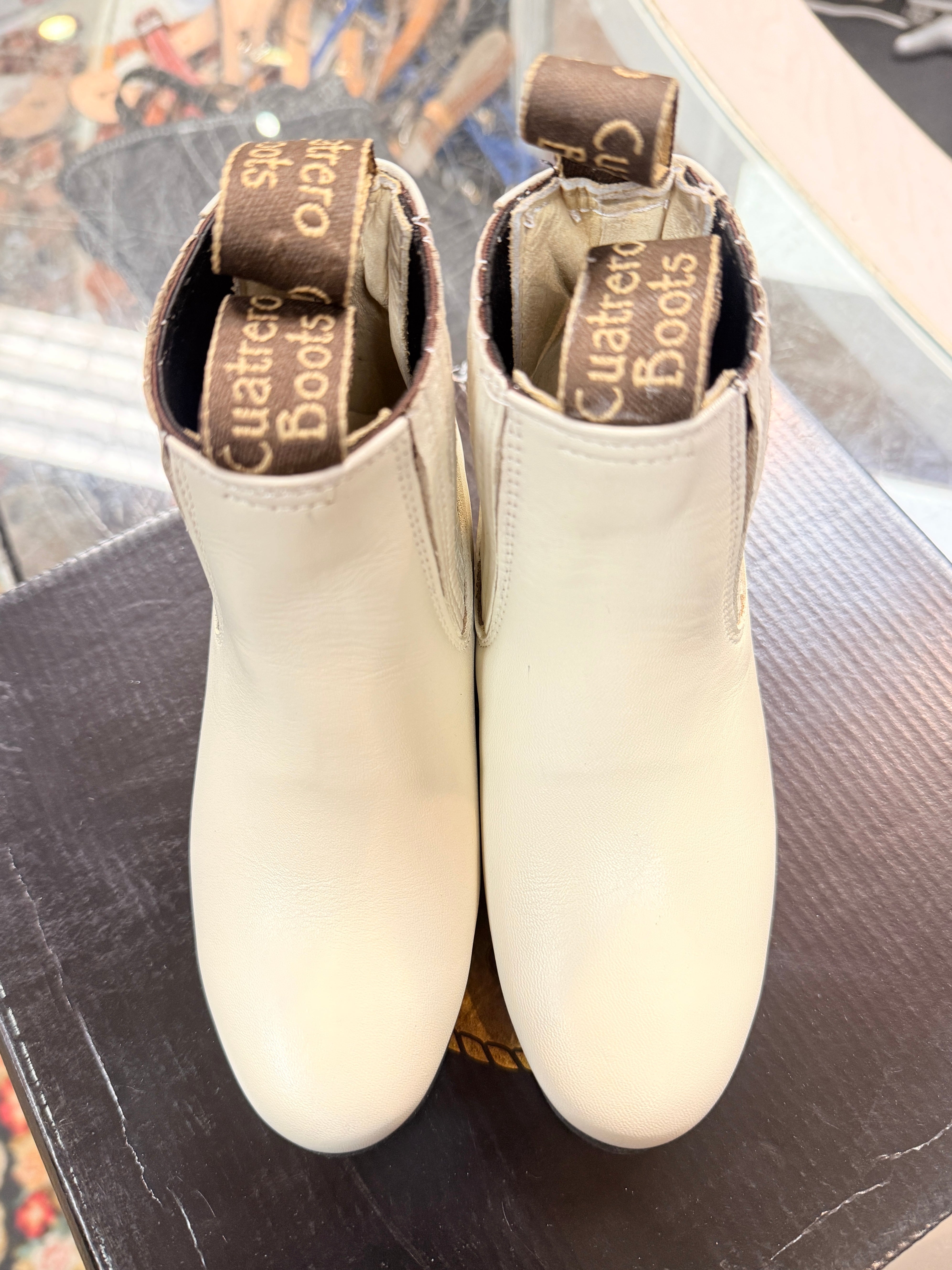 Botin Charro Hueso