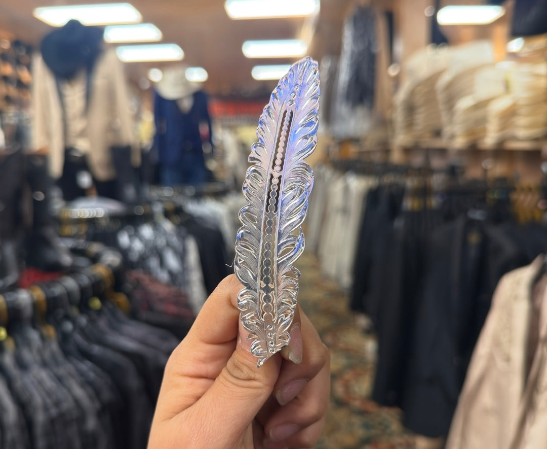 Classic Montana Hat Feather silver