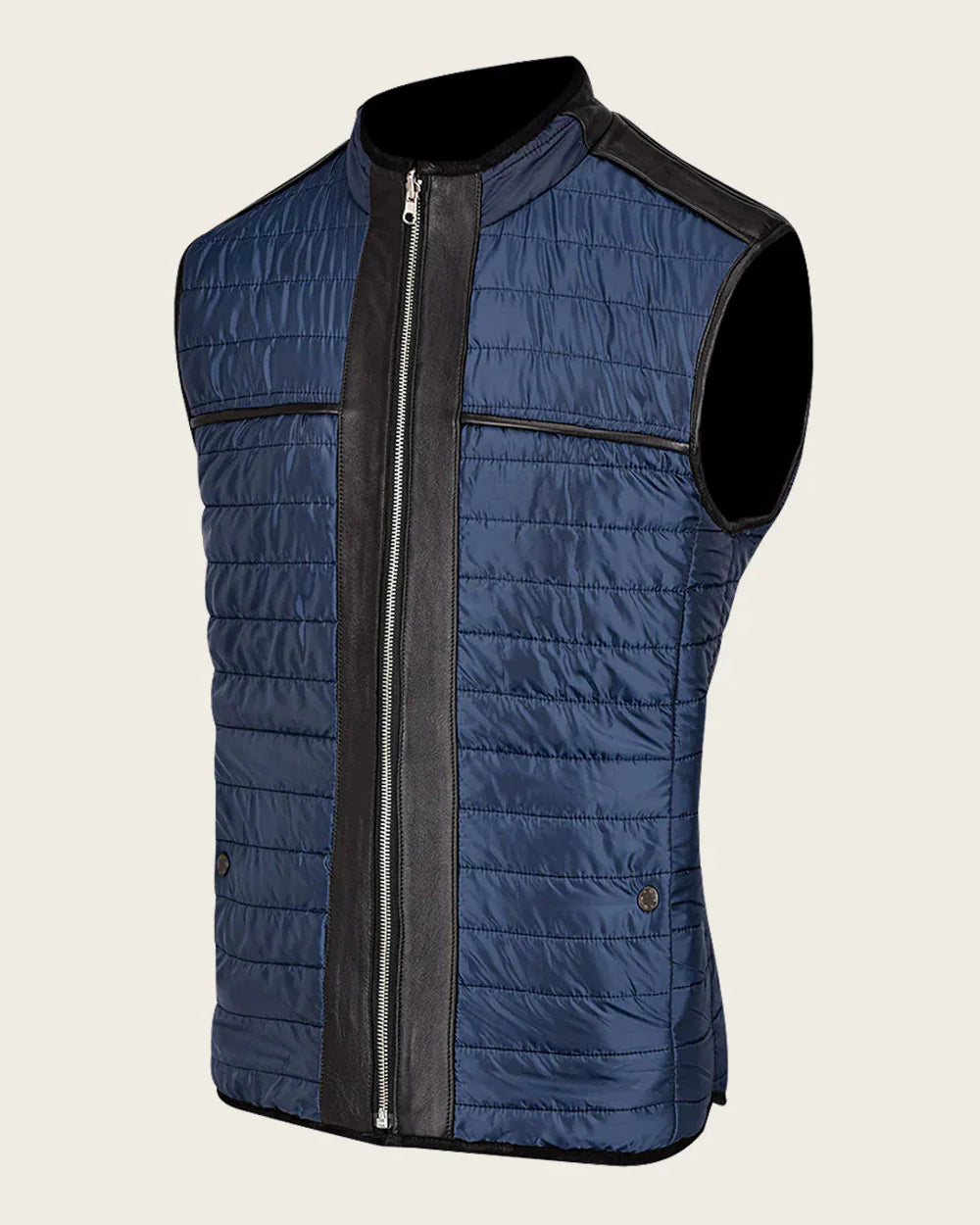 Cuadra Reversible Black Leather Vest