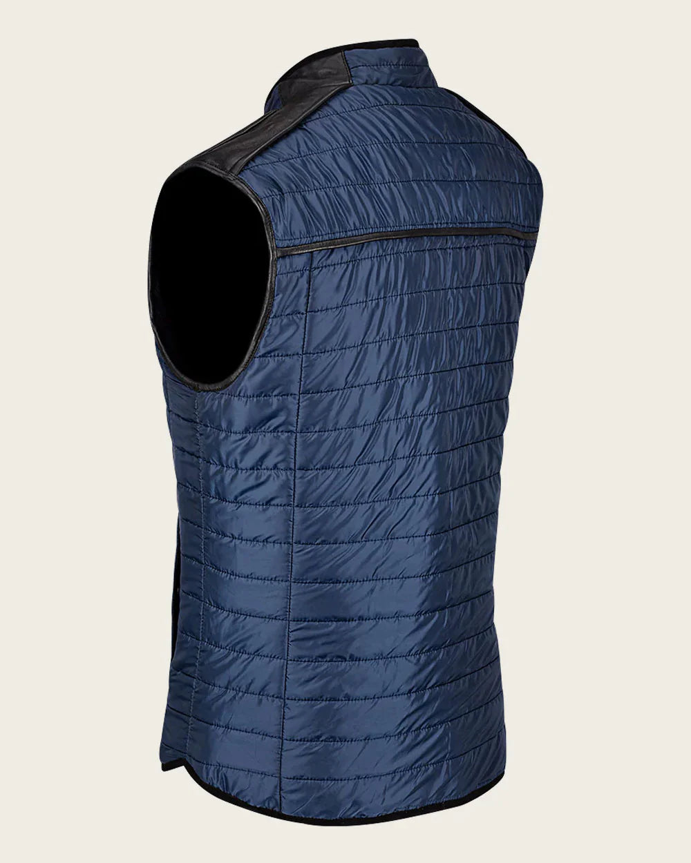 Cuadra Reversible Black Leather Vest