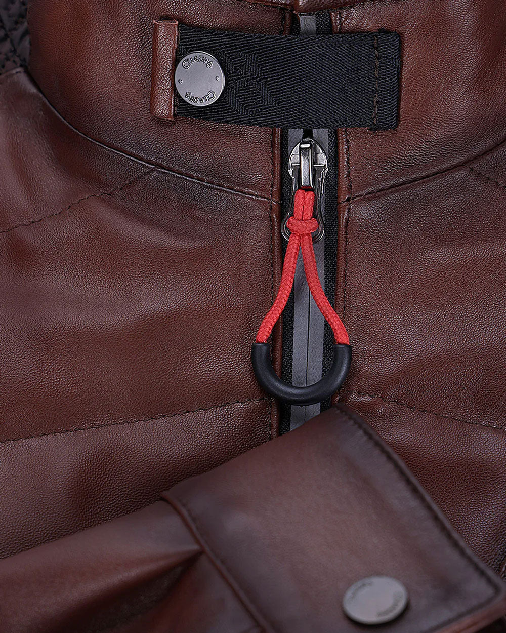 Chaqueta casual marrón Cuadra