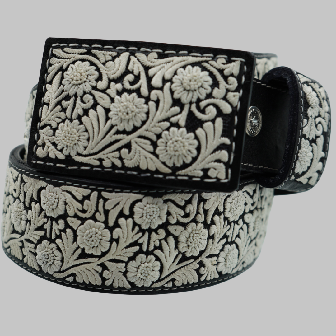 Cinto Piteado de Lujo – Tradición y Elegancia Artesanal (Flores)