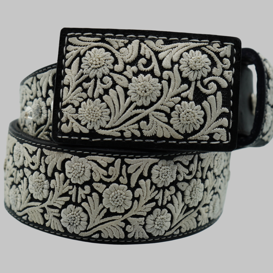 Cinto Piteado de Lujo – Tradición y Elegancia Artesanal (Flores)