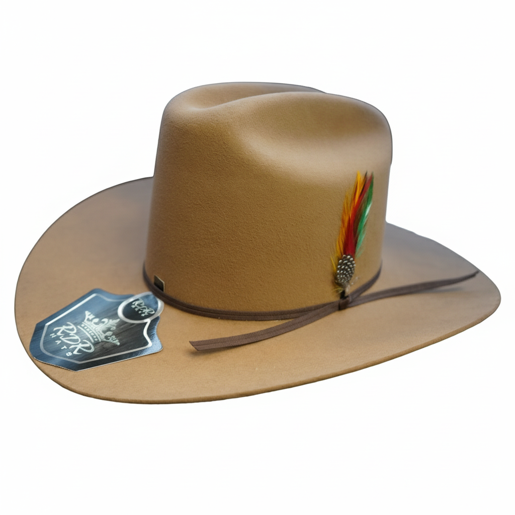 RDR (Rey De Reyes) Pecan Patron Sinaloa Western Felt Hat