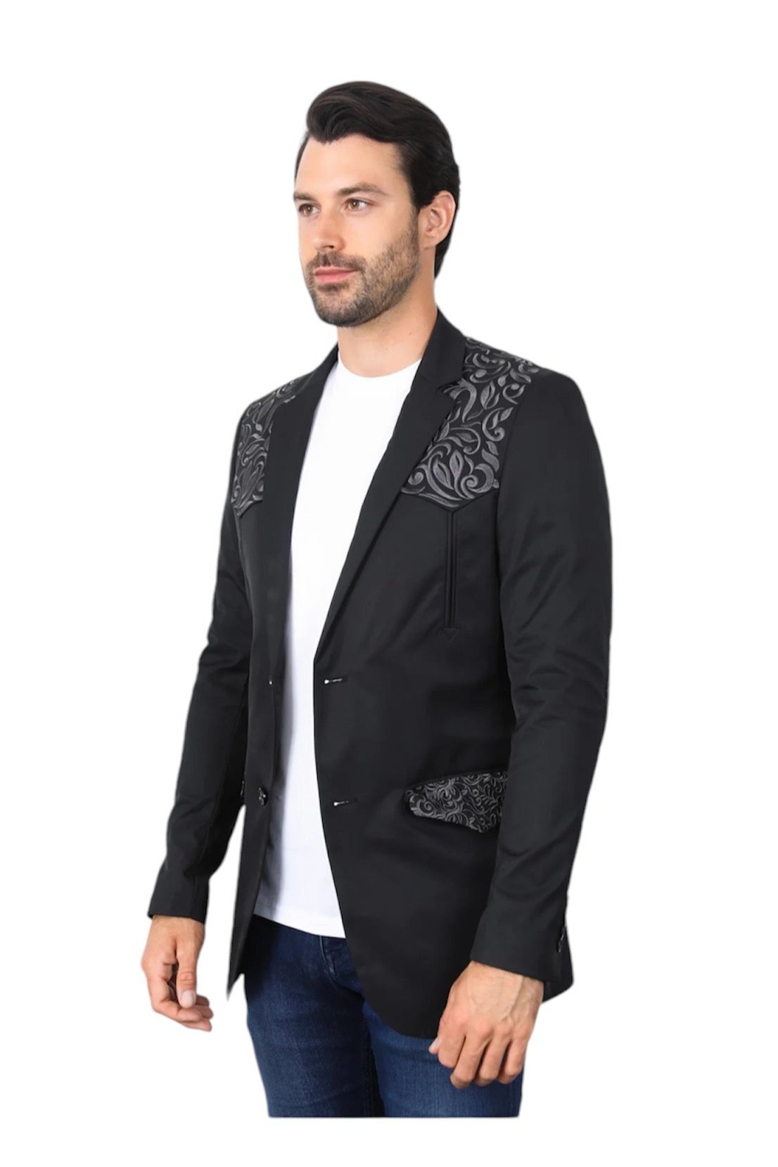 Blazer de moda con bordado para hombre