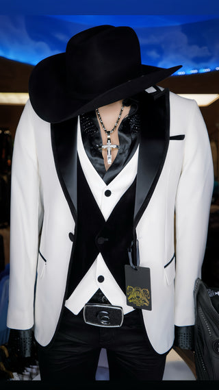 "The White Stallion" 3-Piece Luxury Suit