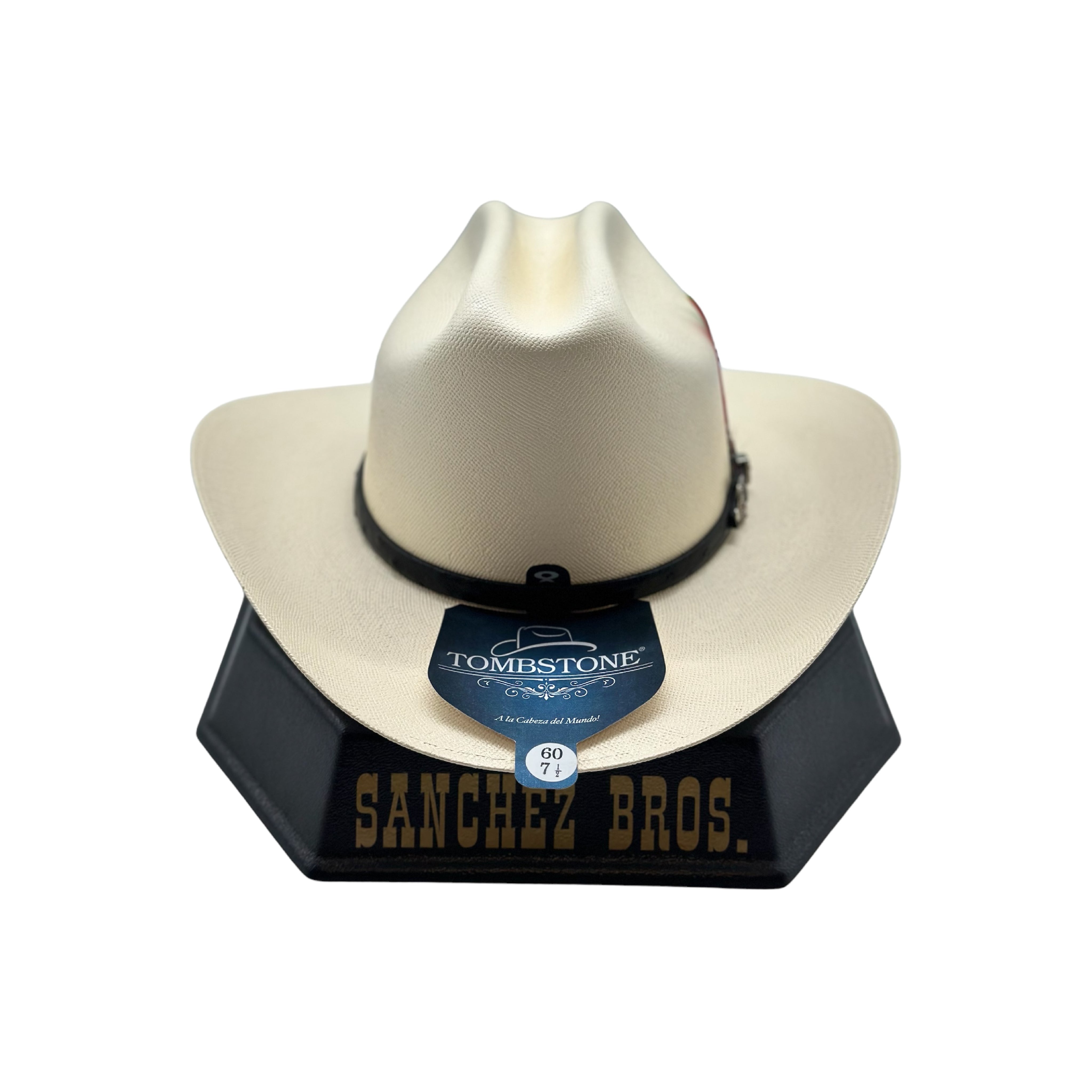 Tombstone Chaparral - 500x - Black Ostrich Band