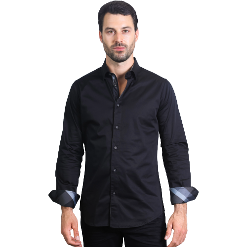Mens Modern Fit Dress Shirt (Europe Collection)