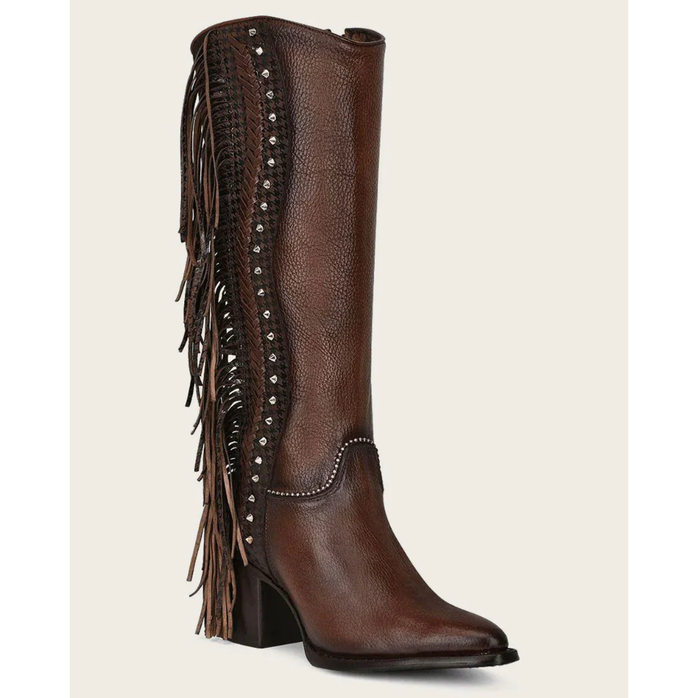 Cuadra Tall western style brown boot