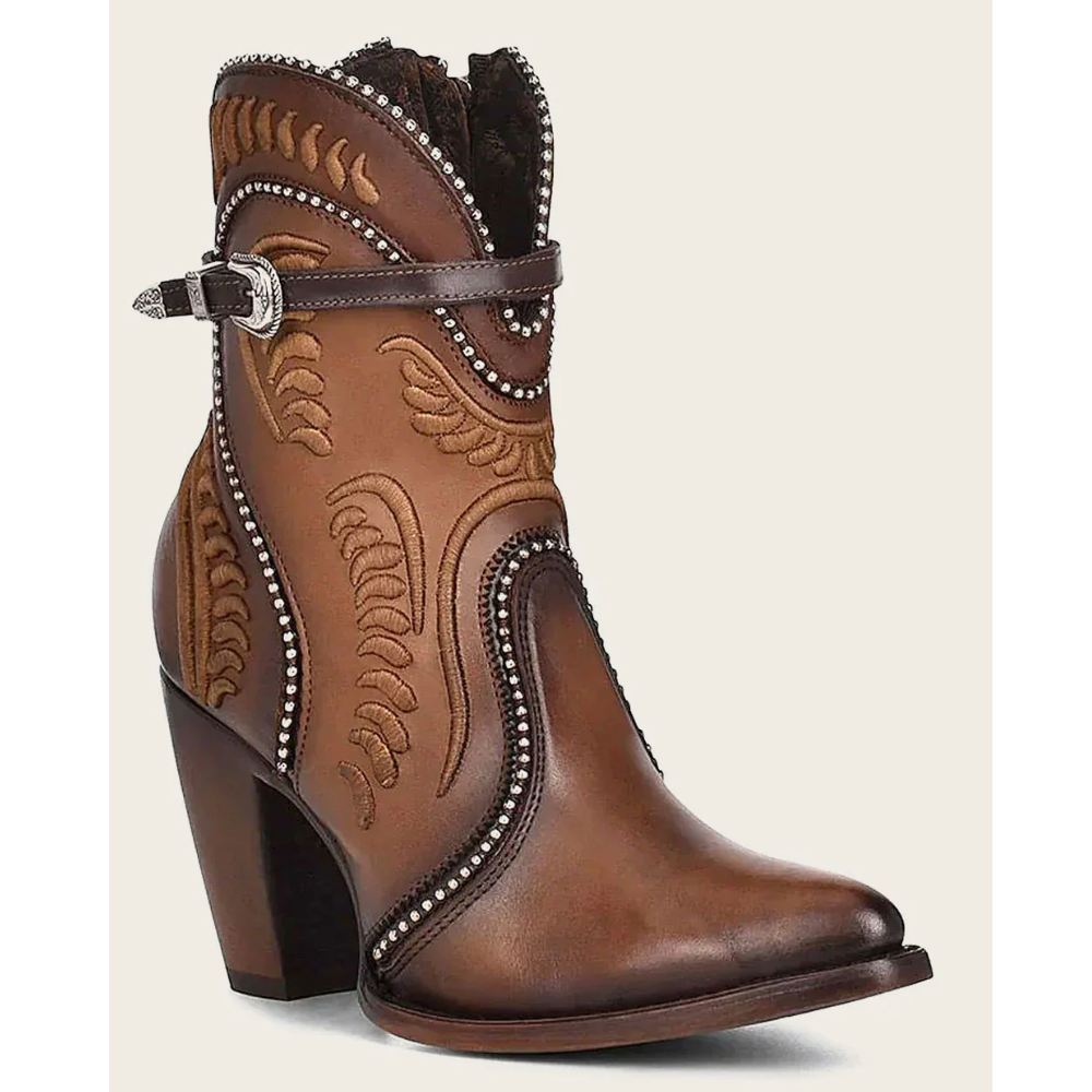 Cuadra Ankle honey bootie