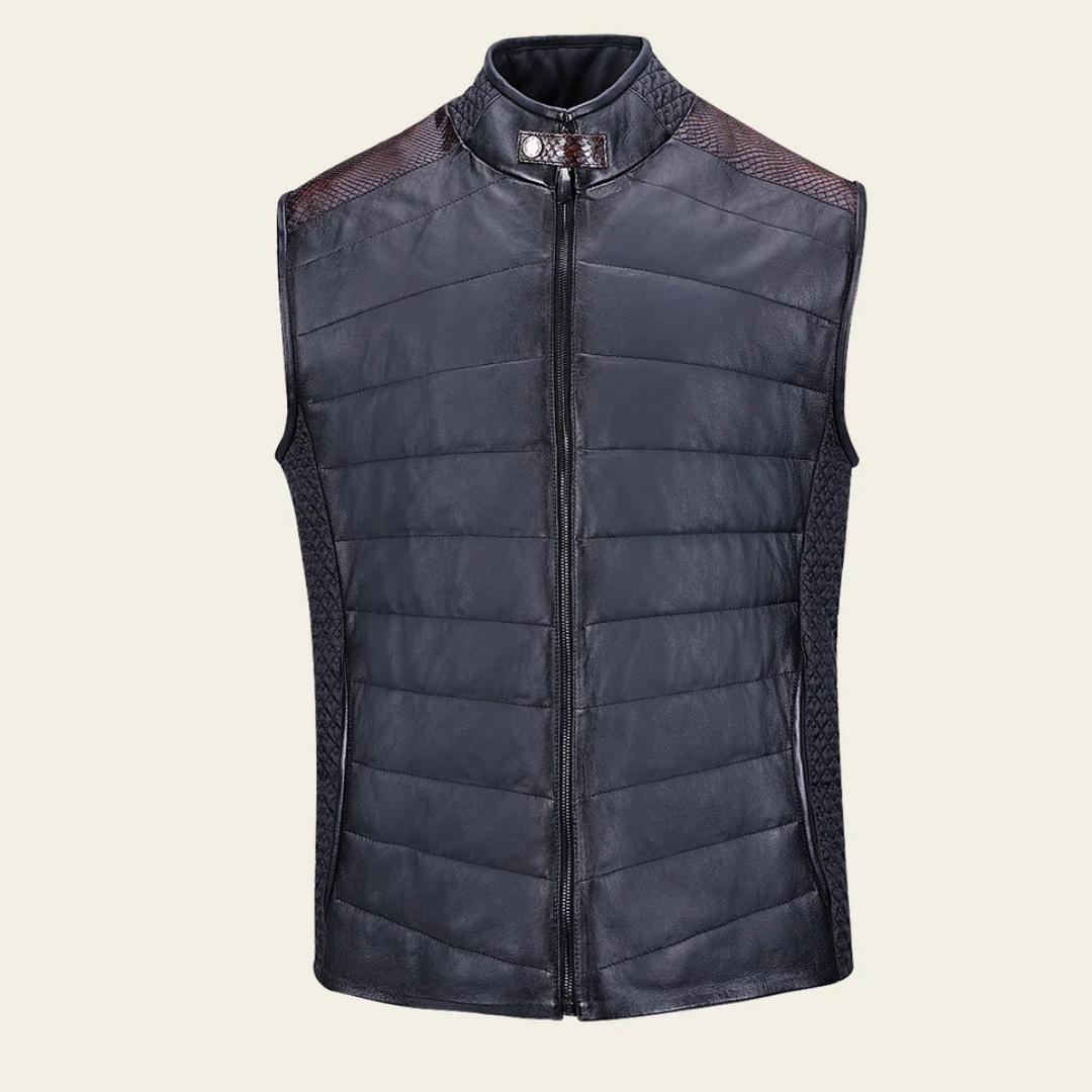 NEW Cuadra Men’s Python & Ovine Leather Vest