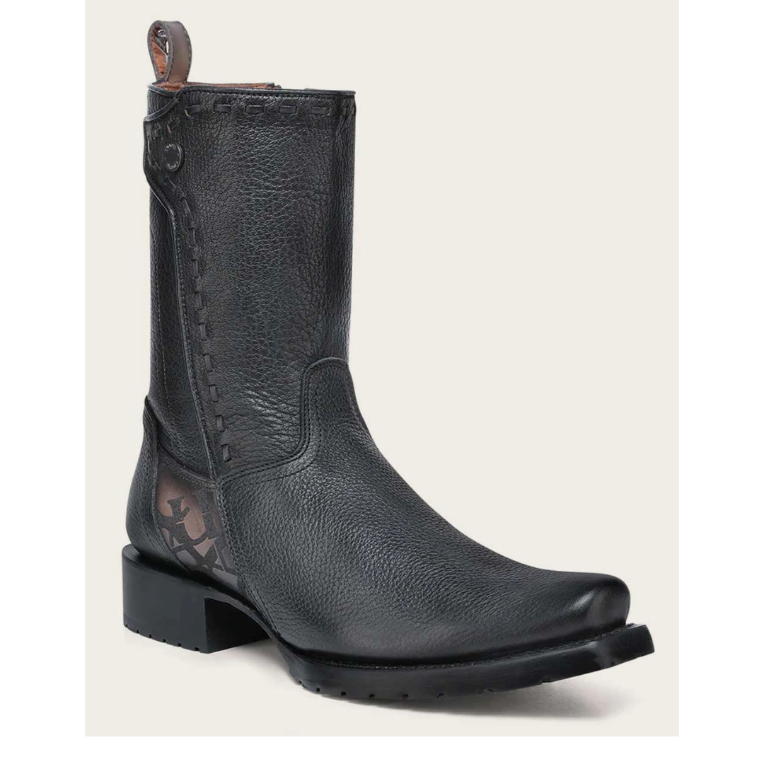 NEW Cuadra Urban Engraved Black Bovine Boot