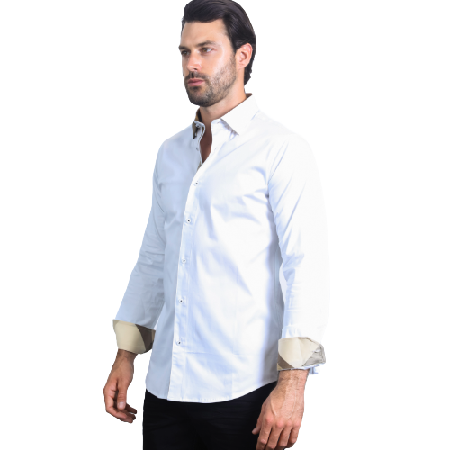 Mens Modern Fit Dress Shirt (Europe Collection)