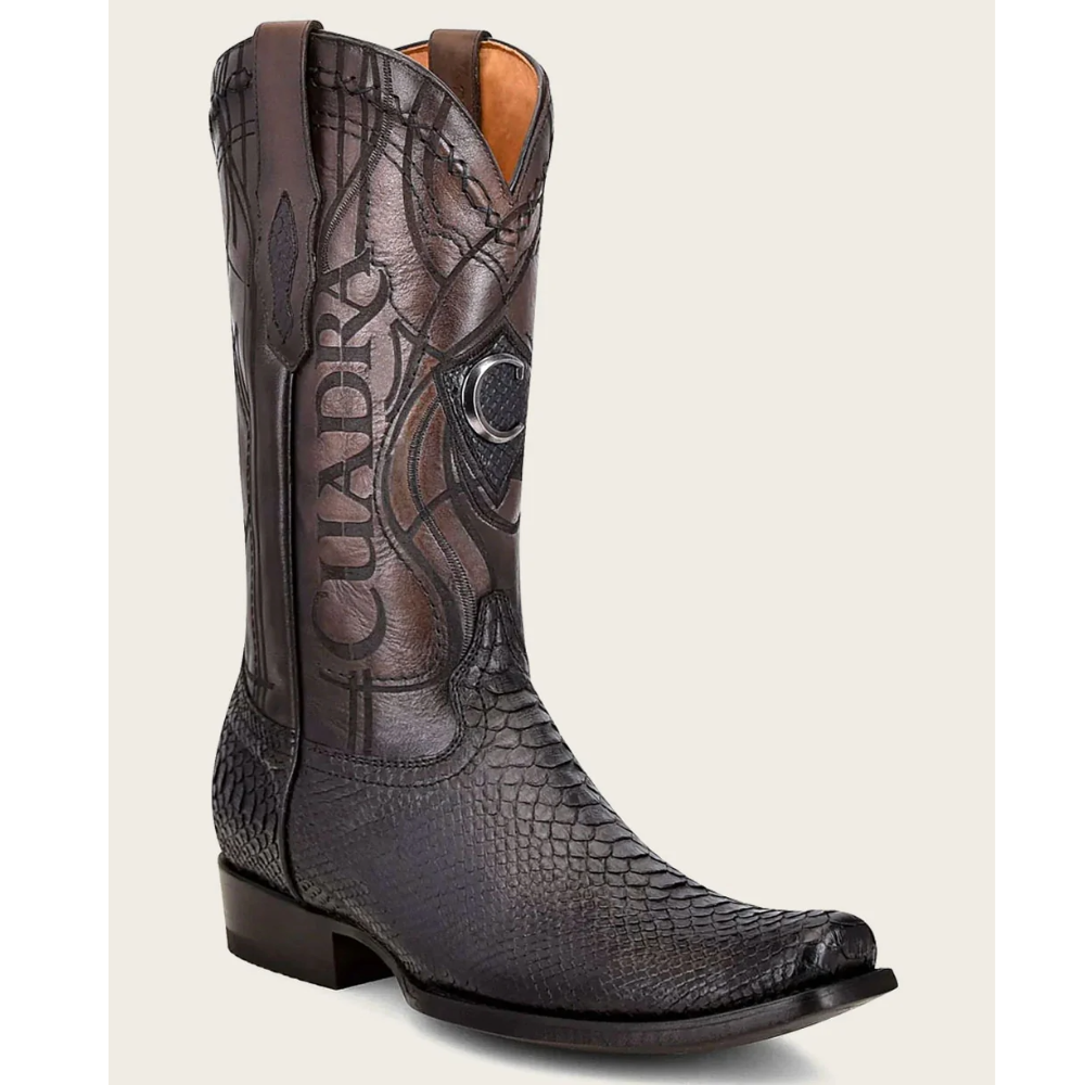 Cuadra Python Black Exotic Boot