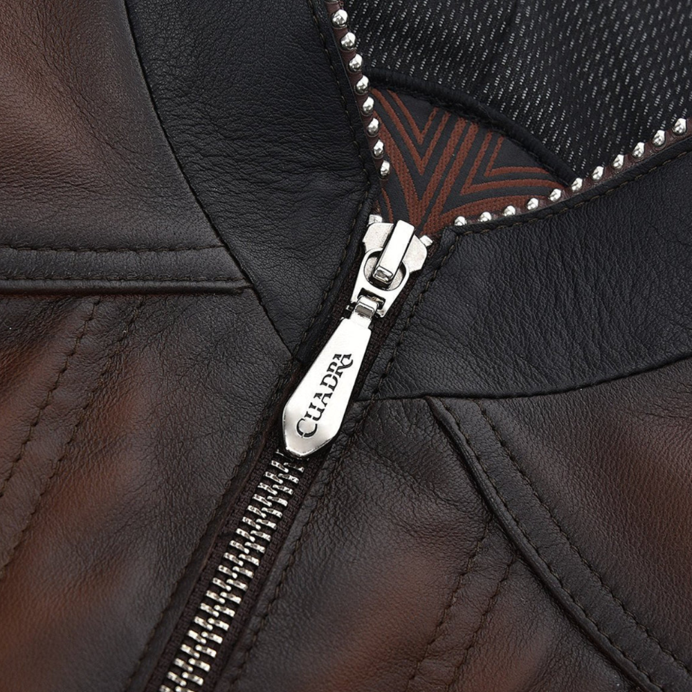 Cuadra Black Leather Vest