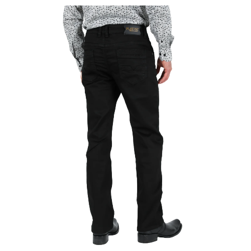 Men's Black Straight Fit Stretch Pants (perfect for special occasions)