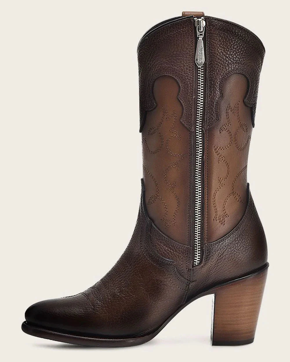 Cuadra Western Style Brown Cowboy Boots