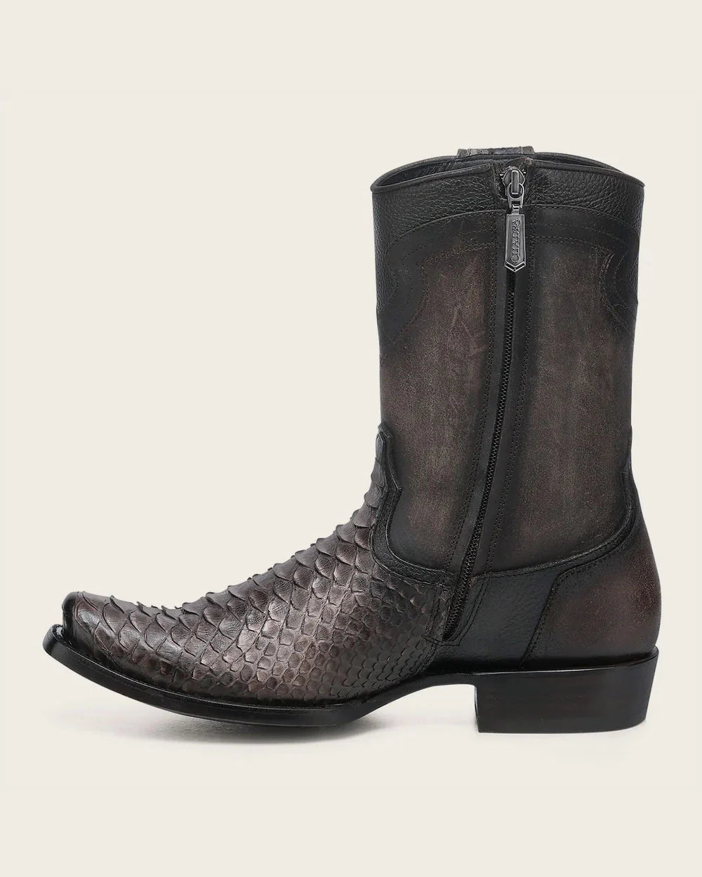 Luxury Men’s Urban Boot in Genuine Python Leather