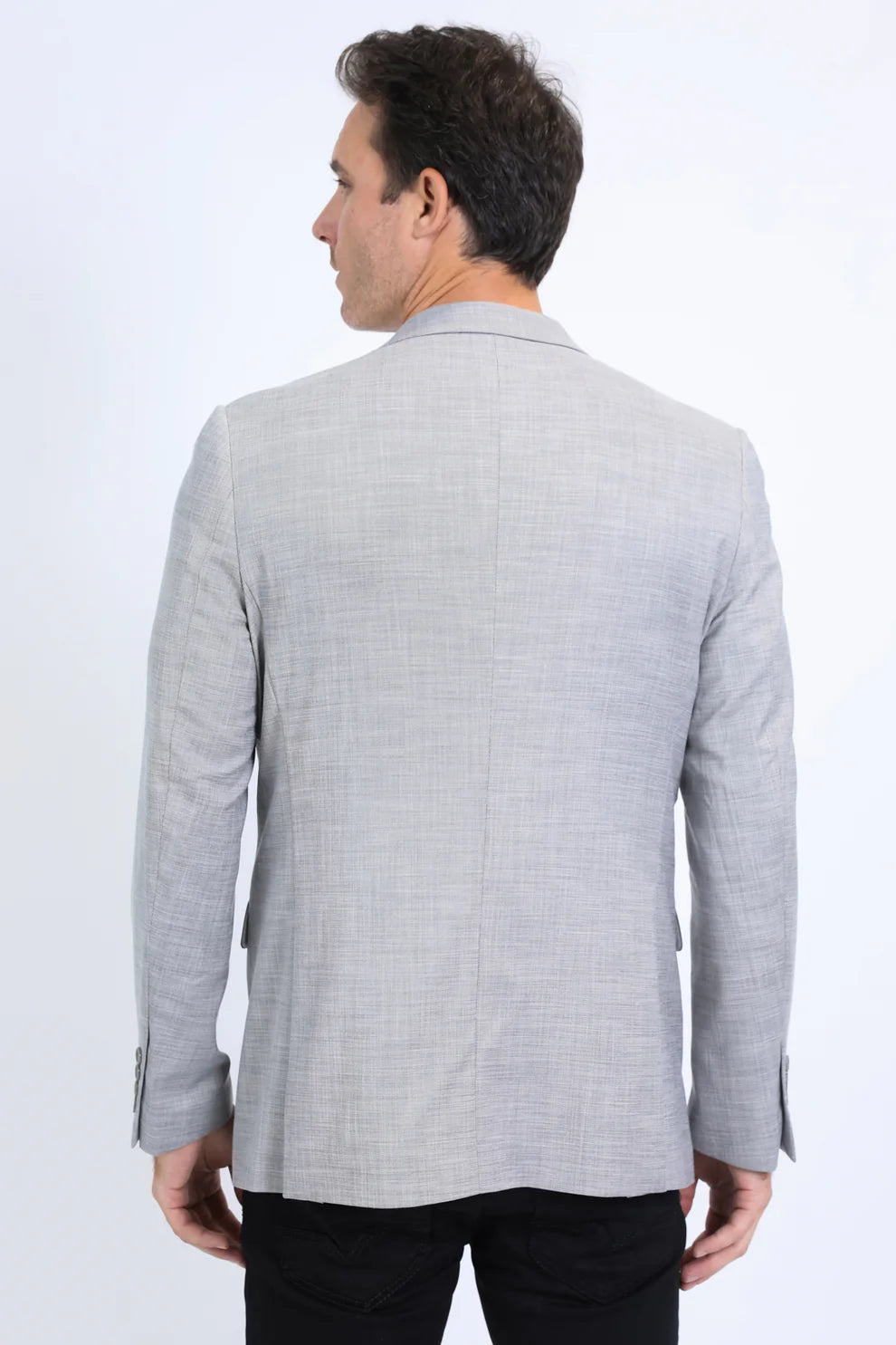 Blazer elástico de corte moderno para hombre
